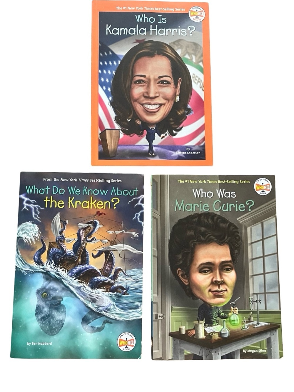 Who Was Book Lot of 3